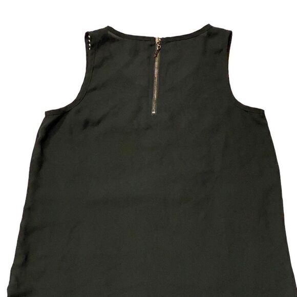 My Michelle Black and White Embroidered Tank Top - Picture 4 of 7